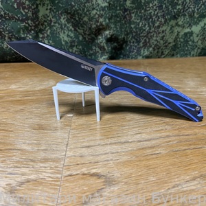 Нож складной KUBEY синий с черным