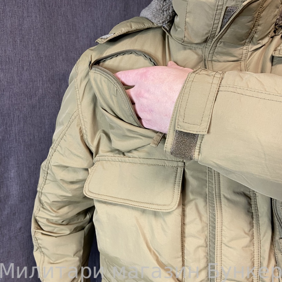 Куртка 6 карманов 726 GEAR Tactical pro песок зима