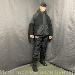 Куртка-толстовка SPARTAN 726 GEAR Tactical pro черная